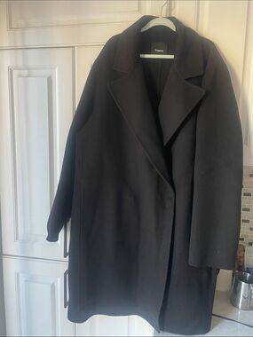 Theory Black Wool coat
